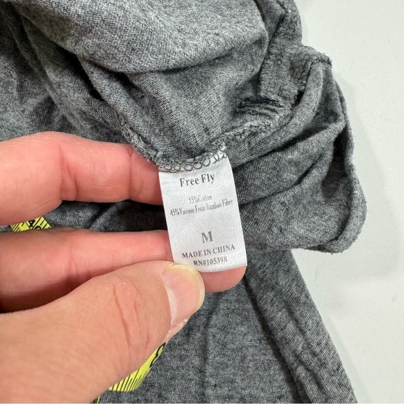 Free Fly Heritage Midi Dress Grey Pockets Size Medium - Picture 5 of 8